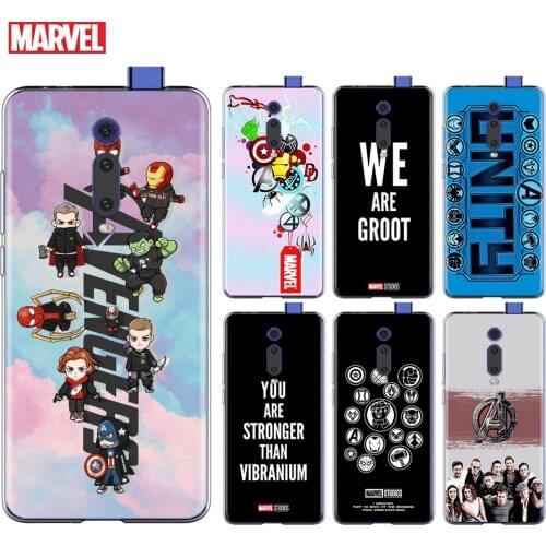 Marvel Avengers cute text logo For Xiaomi Redmi 9I 9T 9A 9C 9 Prime 8A 8 7A 7 6A 6 5 5A 4X PRO Plus Transparent Soft Phone Case