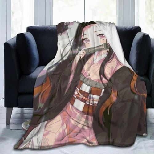 Soft and warm 3D printed Plush Blanket Sofa bed sheet knee cover baby girl children gift