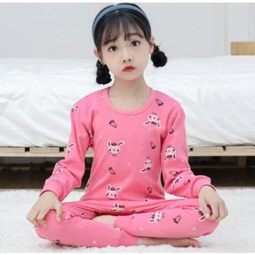 New Kids Boys Sleepwear Pajamas Sets Nightwear Baby Girls Clothes Cartoon Pijamas Cotton Children Pyjamas Suit