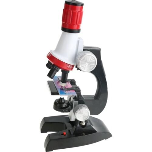 G30 New Microscope Kit Lab LED 100/400/1200X Home School Educational Toy Gift Refined Biological Microscope For Kid Child