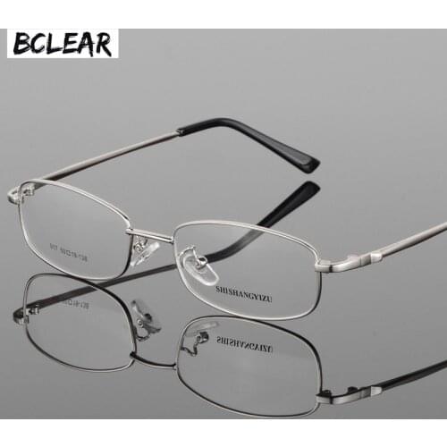 BCLEAR Fashion Eyeglasses Brand Design Unisex Classic Metal Full Frame Optical Frame Glasses Vintage Eyewear For Men Women 917