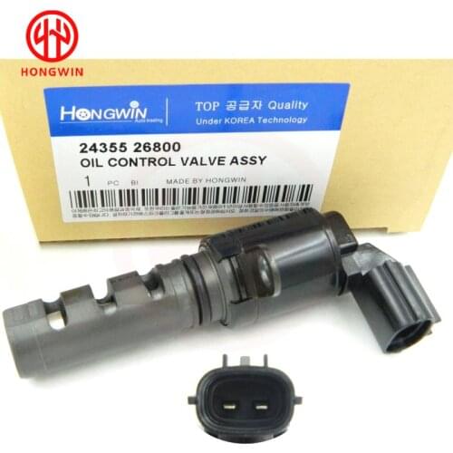 Genuine No.:24355 26800 Timing Solenoid Oil Pressure Control Valve Fits HHyundai Accent Verna Kia Rio Rio5 10-11 2435526800