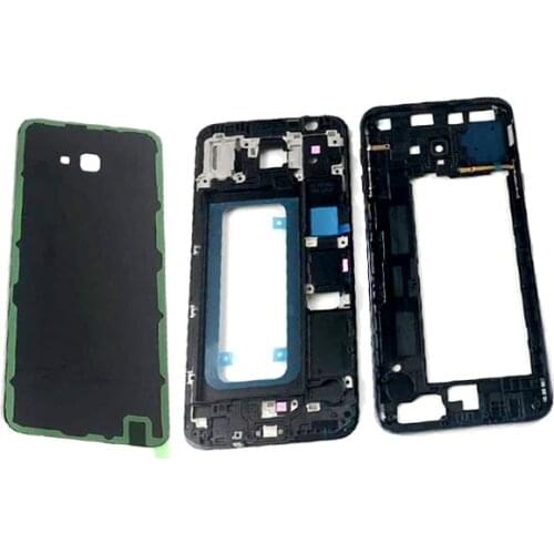 Full housing For Samsung Galaxy J4+ 2018 J4 Plus J415 J415F J415FN Housing Front Frame Middle Frame+Battery housing+Camera Lens