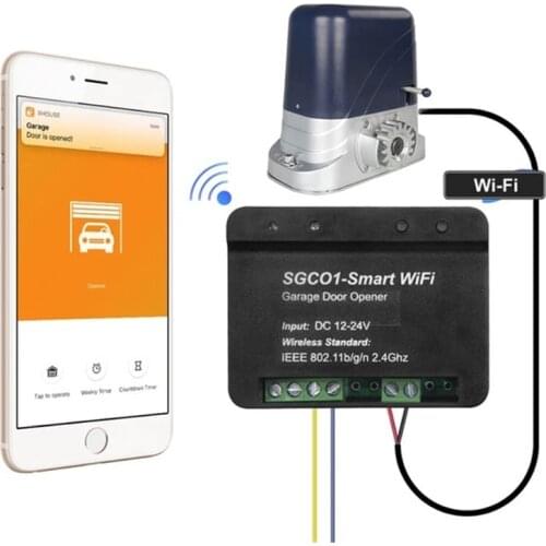 Newest Release Garage Door Opener Receiver WIFI Smart Receiver Use For General Brand Swing Sliding Gate Opener TX Car Universal