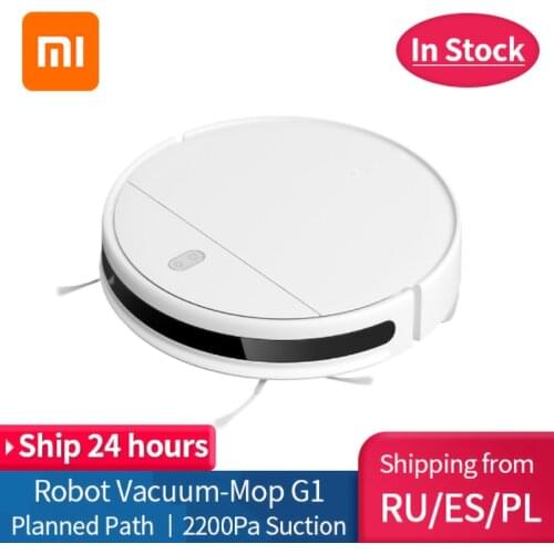 XIAOMI MIJIA Mi Robot Vacuum-Mop Essential G1 Sweeping Mopping Cleaner for home cordless Washing cyclone Suction Smart Planned