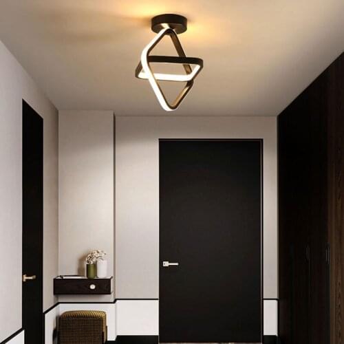 Luminaire LED Home Corridor Chandelier Lamp Indoor Hallway Decoration Aisle Living Room Bedroom Ceiling Lamp Lustre Modern Decor