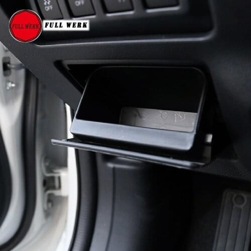 PVC Car Inner Interior Fuse Cover Storage Box Tray Container Holder Case for Subaru XV 12-18 Forester 13-18 19 Outback Accessori