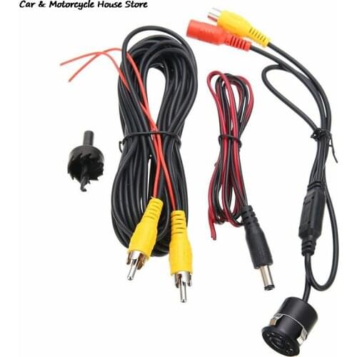 8 LED Night Vision Waterproof Reversing Cam Wide Degree New Car Rear View Camera Universal Backup Reverse Parking Camera