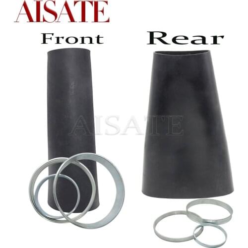 1PCS Rear / Front Rubber Sleeve Air Spring Bellow With Crimping Ring For Land Rover Discovery 3/ 4 Range Rover Sport 2005-2014