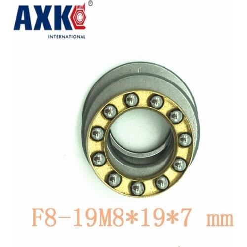 F8-19m AXK 10pcs Free Shipping Axial Ball Thrust Bearings 8*19*7 Mm Plane Thrust Ball Bearing Abec5
