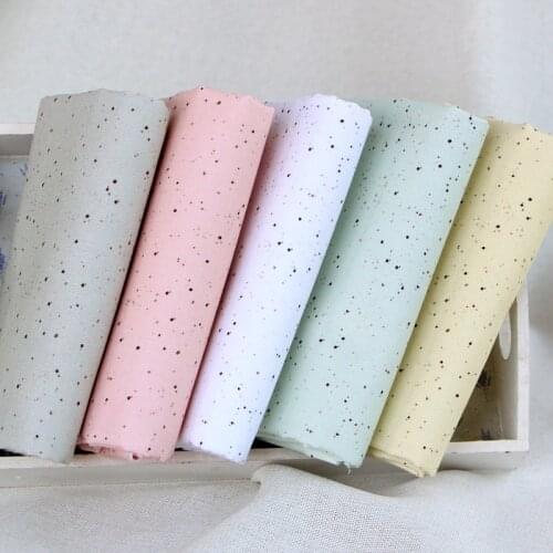 110cm X45cm High Quality Colorful Spots Soft Texture Floral Cotton Fabric, Make Shirt Cloth Fresh spots