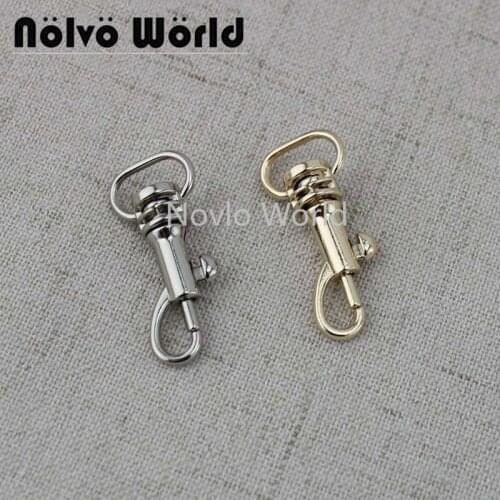 Nolvo World 5-20-100 pieces 11mm Clasp snap hook Hand Bag Buckle Buckle Metal Clasp Hook