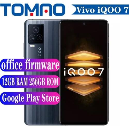2021New Vivo IQOO 7 5G SmartPhone 120Hz 8GB 12GB RAM 128GB 256GB ROM Snapdragon 888 6.62 inch AMOLED 4000mAh 120W Android 11