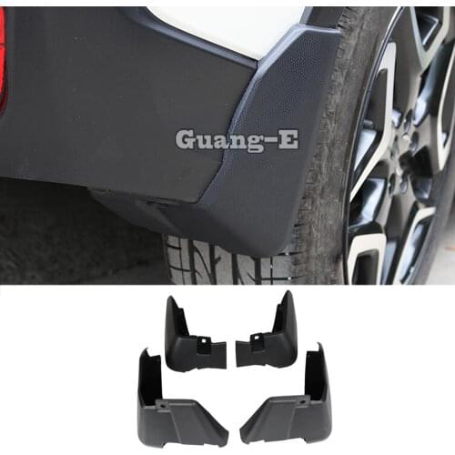 Car Styling Cover Plastic Fender Soft Mudguard Protection Flap Splash Mud Guard Frame 4pcs For SUBARU XV 2018 2019 2020