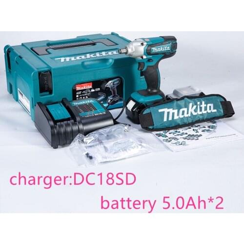 Makita DTW190STJ1 18V CORDLESS 1/2" IMPACT WRENCH Battery 5.0Ah, Charger DC18SB