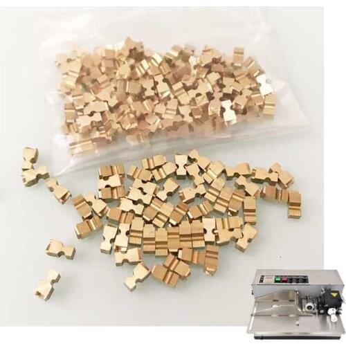 Letter fonts for HP241/241B MY380 AT1100A DK1100A coding machine(0-9 each one 6pcs,EXPLOTMFG each one 2pcs, symbols 6pcs)