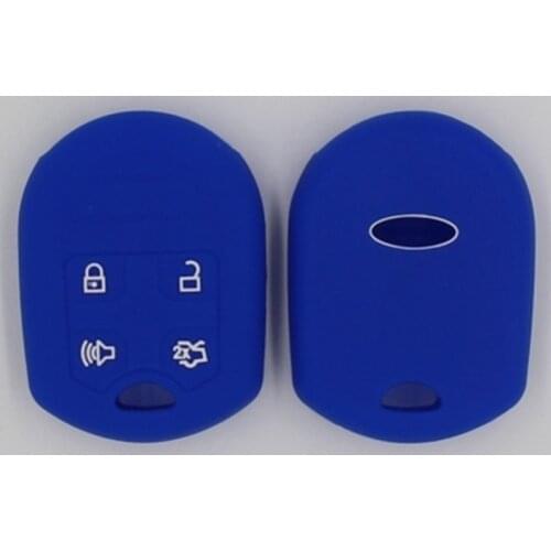 3PC Car Key Cover For Ford Fiesta Focus 2 Ecosport Kuga Escape Silicone Car Flip Folding Key Cover Remote Case Car Style