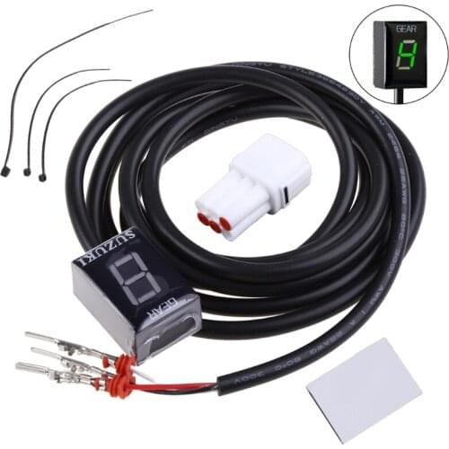 Mini Speed Digital Gear Indicator Shift Lever Display UnIversal Motorcycle External LCD Speed Display 40GF