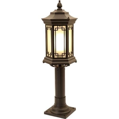 Chinese Style Outdoor Waterproof Aisle Garden Villa Landscape Garden Courtyard Lawn Lamp Outdoor Rural Community Lawn Lamp