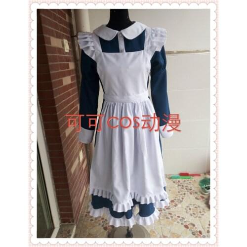 Kobayashi-san Chi no Maid Dragon Miss Kobayashis Dragon Maid Kanna Kamui Kanna Kobayashi Maid Dress Cosplay Costume