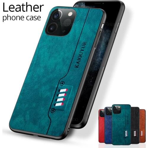 Leather Texture Phone Case for iphone 12 Pro Max Anti-fall phone Shell for iphone12 12pro lens care Back Cover
