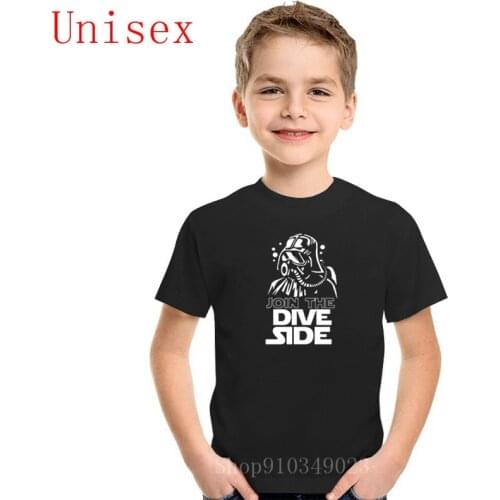2020 summer New JOIN THE DIVE DARK Underwater Scu-ba girl clothes children T-shirt Funny shirts For kids Cotton boy clothes