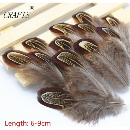 Hot! sell 100 pcs / lot quality natural pheasant feather, 5-8 cm DIY jewelry decoration