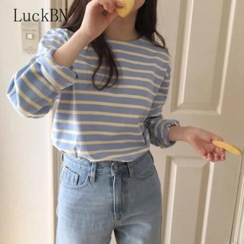 LuckBN Women's Basic T-Shirts