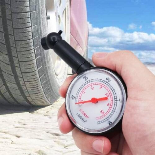 Car Tyre Tire Pressure Gauge For Car Auto Motorcycle Truck Bike Dial Meter Vehicle Tester Pressure Tyre Measurement Tool