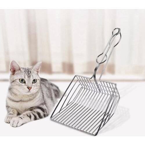 Metal Kitten Sand Cleaner Cat Litter Scoop Cleaning Tools Pet Sand Shovel Cat Urine Scoop Litter Scooper