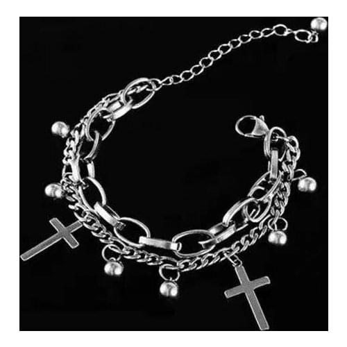 Fashion European and American New Style Bracelets Cross Bracelets, Mens and Womens Fashion Wild Bracelets Banquet Gifts