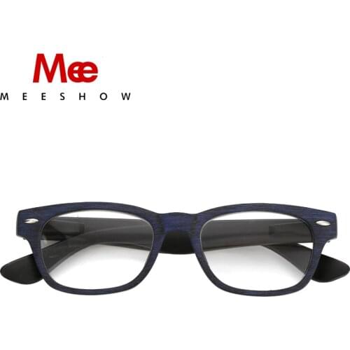 Reading Glasses Woody Blue Europe Style Men Women Retro Eyeglasses With Flex Glasses Frame French Concept 1512