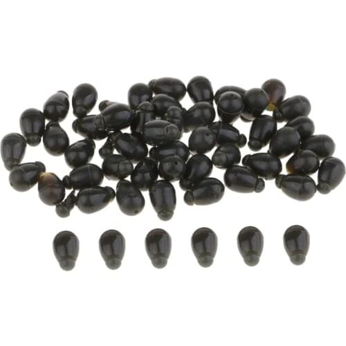 Prettyia 50x Plastic Quick Change Beads Method Feeder Fishing