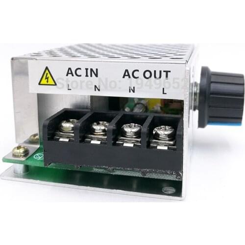 220V ac voltage regulator motor speed control PWM controller SCR 4000W dimmers rectifier