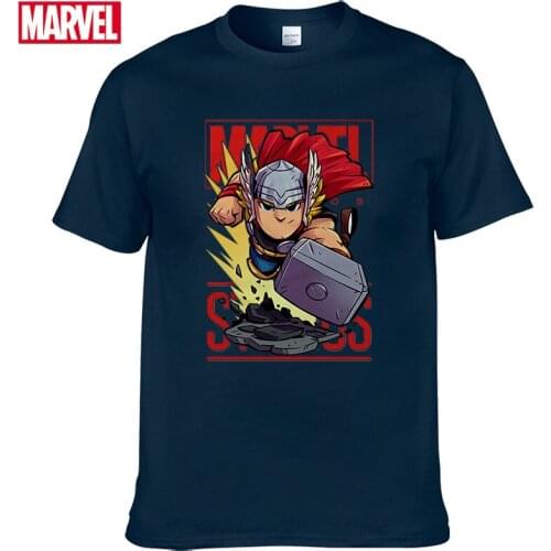 Marvel The Avengers Thor T-shirt Comfortable Breathable 100% cotton Fashion clothes for teens Summer t-shirts for men #148