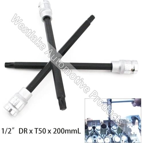 T50 Extra Long Engine Head Bolt Removal Socket For BMW BENZ (Tamper Proof)