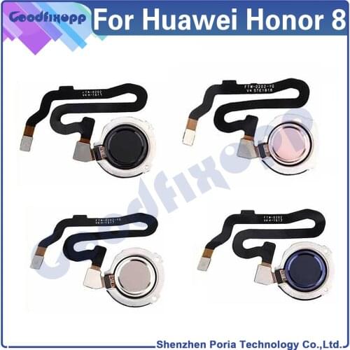 Test 100% AAA For Huawei Honor 8 Fingerprint Cable unlock Cable return Cable return button Home button
