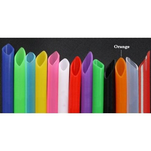 Food Grade Silicone Tube 2 mm - 6 mm Orange Tubing Flexible Beer Brew Hose Pipe