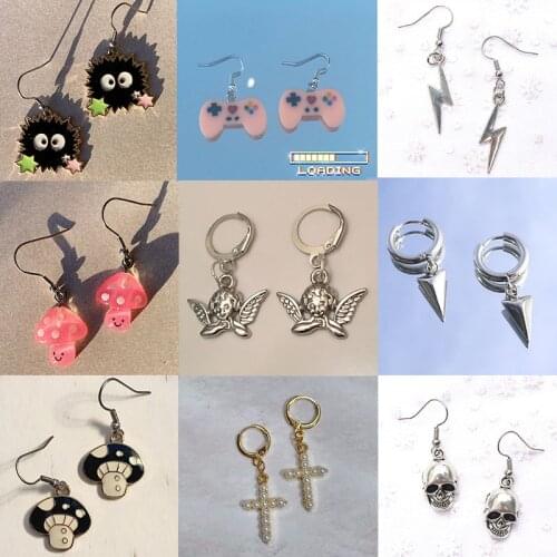 925 Sterling Silver Hoop Earrings for Women Creative Small Circle Round Earring Piercing Earring Jewelry sterling silver