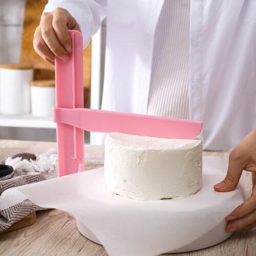 1Pcs Cake Scraper Smoother Adjustable DIY Cream fondant cake Smoothing decoration Spatulas Kitchen tools baking Accessories