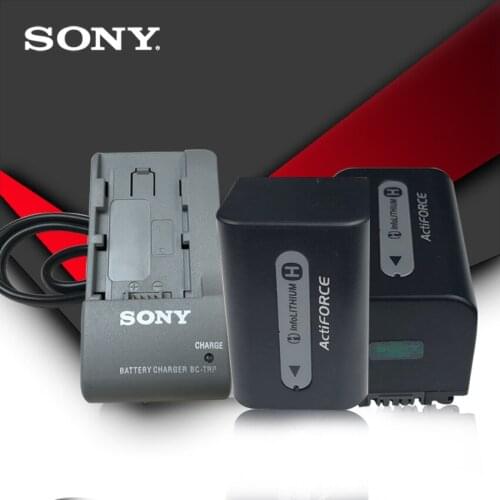 2pc/lot Sony Original NP-FH70 NPFH70 NP-FH60 DCR-DVD650 HC52 SX40 lithium batteries Digital camera Battery + Charger