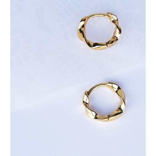 2020 New Classic Sterling Silver 925 Hoop Earrings For Woman Fashion Korean Jewelry Temperament Girls Daily Wear earrings