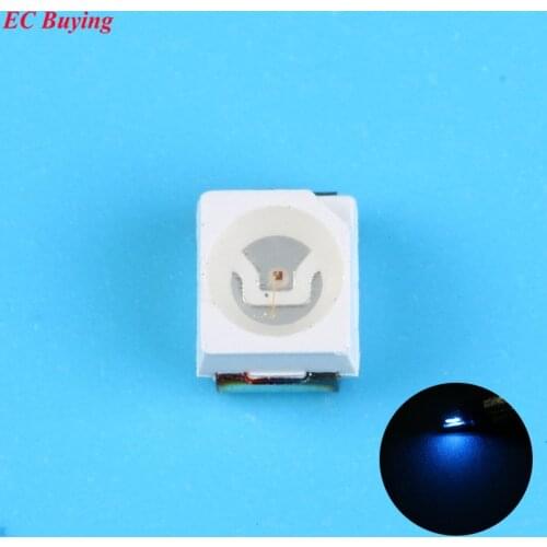 500pcs Ultra Bright 3528 LED SMD Blue Chip Surface Mount 20mA Light-Emitting Diode LED 1210 SMT Bead Lamp Light DIY Practice