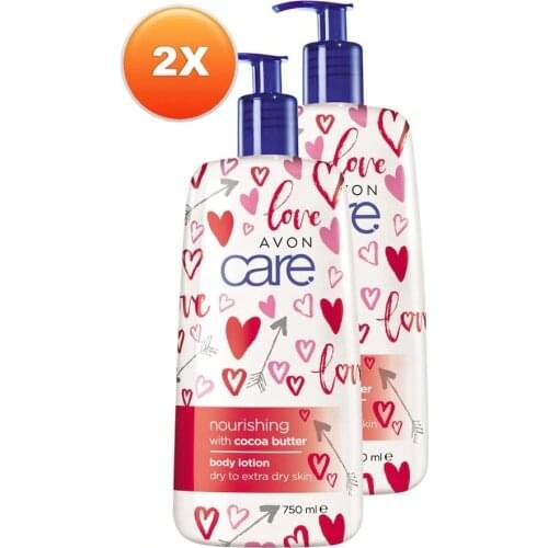 Avon Care Nourishing Cocoa-Fat Body Lotion 750 Ml. Set with dual 437518434