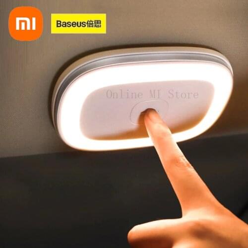Baseus Car Reading Light Rechargeable Magnetic LED Auto Styling Night Light Car Interior Light Ceiling Lamp
