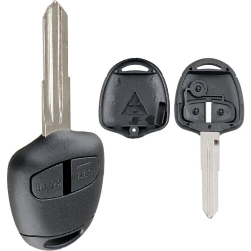 Key Case 2 Button Car Remote Key Shell Case with MIT8 Blade Fit for Mitsubishi Grandis Outlander Lancer IV V VI VII VIII IX CT9A