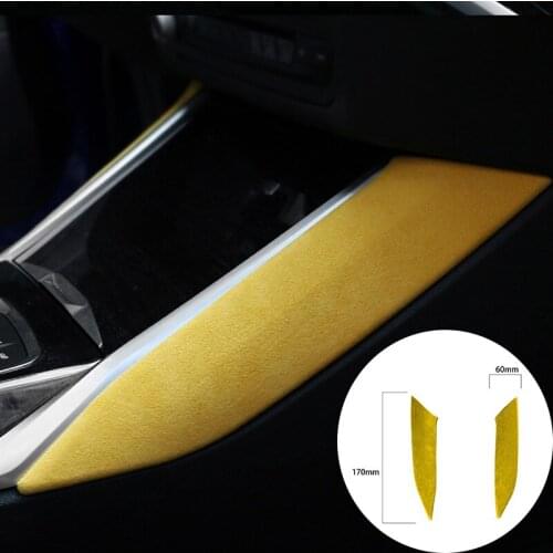 For BMW G20 G28 325li 325i 3 Series 2020 Alcantara Suede Wrap Central Control Gear Shift Panel Strip Cover Trim Stickers