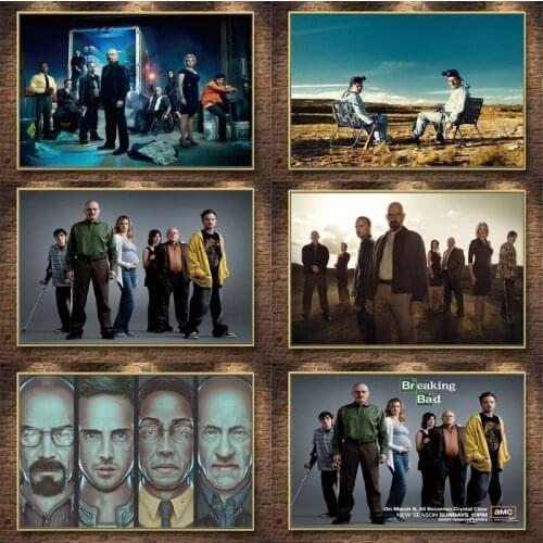 Classic Tv Shows Breaking Bad Series Star Poster Prints Canvas Painting Pictures The Wall Decorative Bedroom Living Home Decor