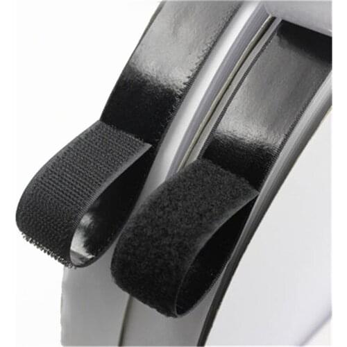 1 Meter To White Black Magic Tape with Glue Strong Self-adhesive Nylon Sticker Screen Window Car Mat Self-adhesive Decoration