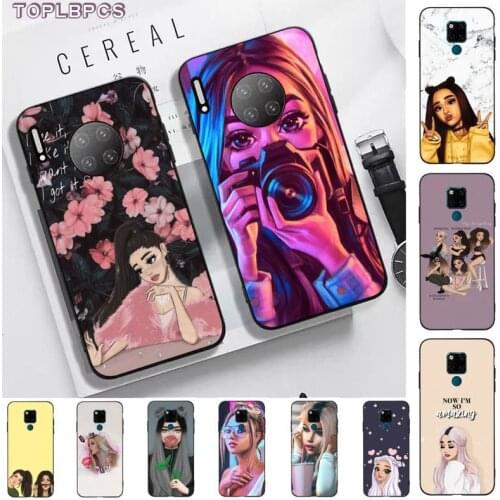 TOPLBPCS Goddess dangerous woman Female Soft Phone Case for Huawei Mate 20 10 lite pro X Honor paly Y 6 5 7 9 prime 2018 2019